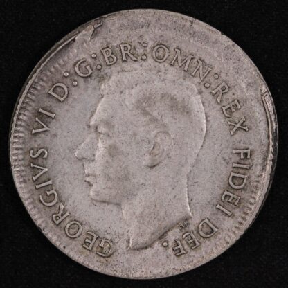 Australia 1952 Shilling Misstrike Error Coin - Image 2