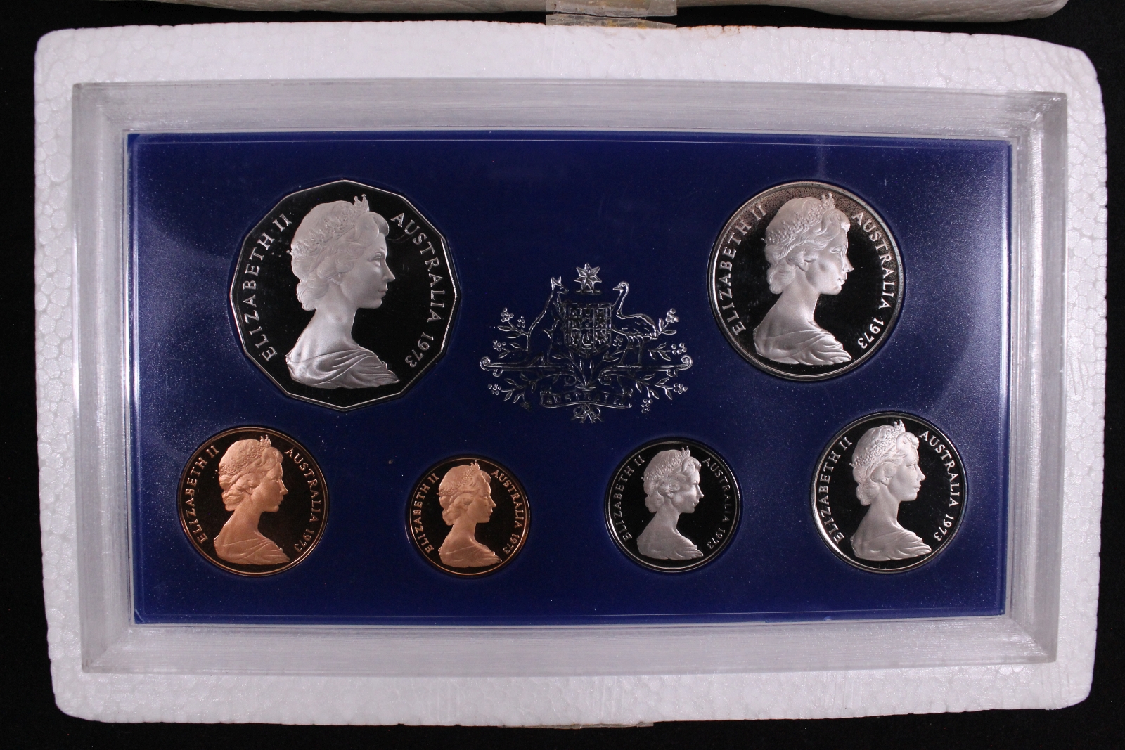 Australia 1973 Decimal Proof Coin Set with outer foam - Scarce ...