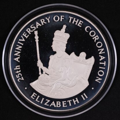 Jamaica 1978 $25 25th Anniversary of the Coronation KM# 76 Silver Proof Coin