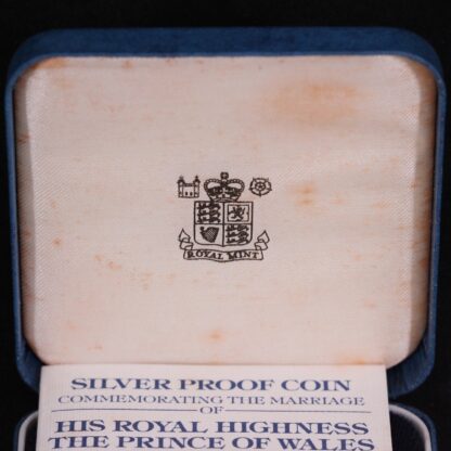 Great Britain 1981 25 New Pence Royal Wedding KM# 925a Silver Proof Coin - Image 5