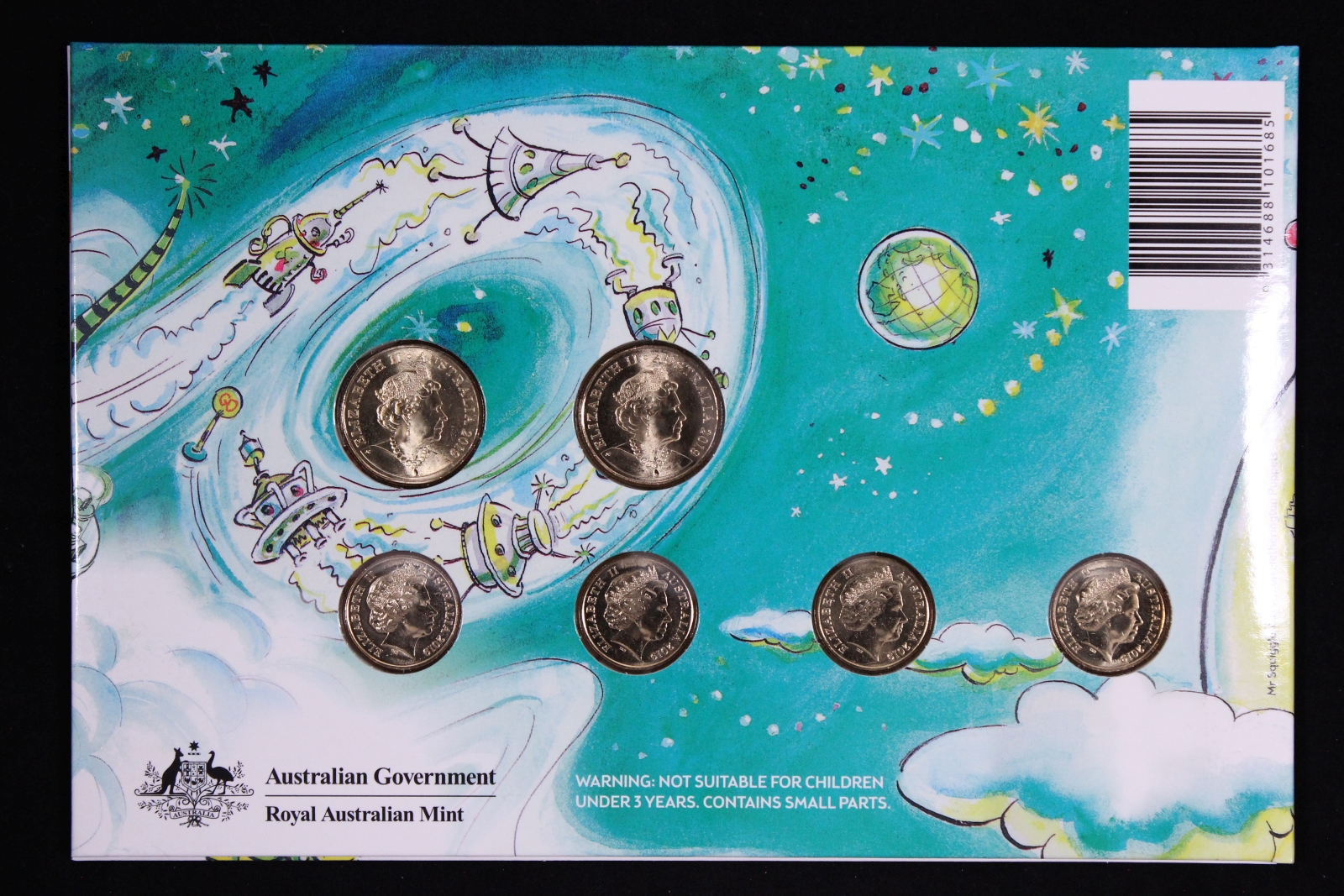 Australia 2019 Mr Squiggle & Friends 7-Coin Collection - Image 3