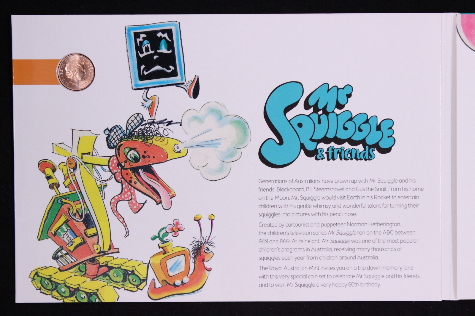 Australia 2019 Mr Squiggle & Friends 7-Coin Collection - Image 4