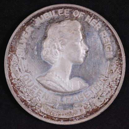 Australia 1977 QEII Silver Jubilee/Royal Visit Menura Superba Silver Medal