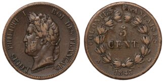 1843-A 5 Centimes