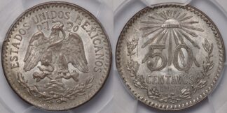 Mexico 1937-M 50 Centavos MS64