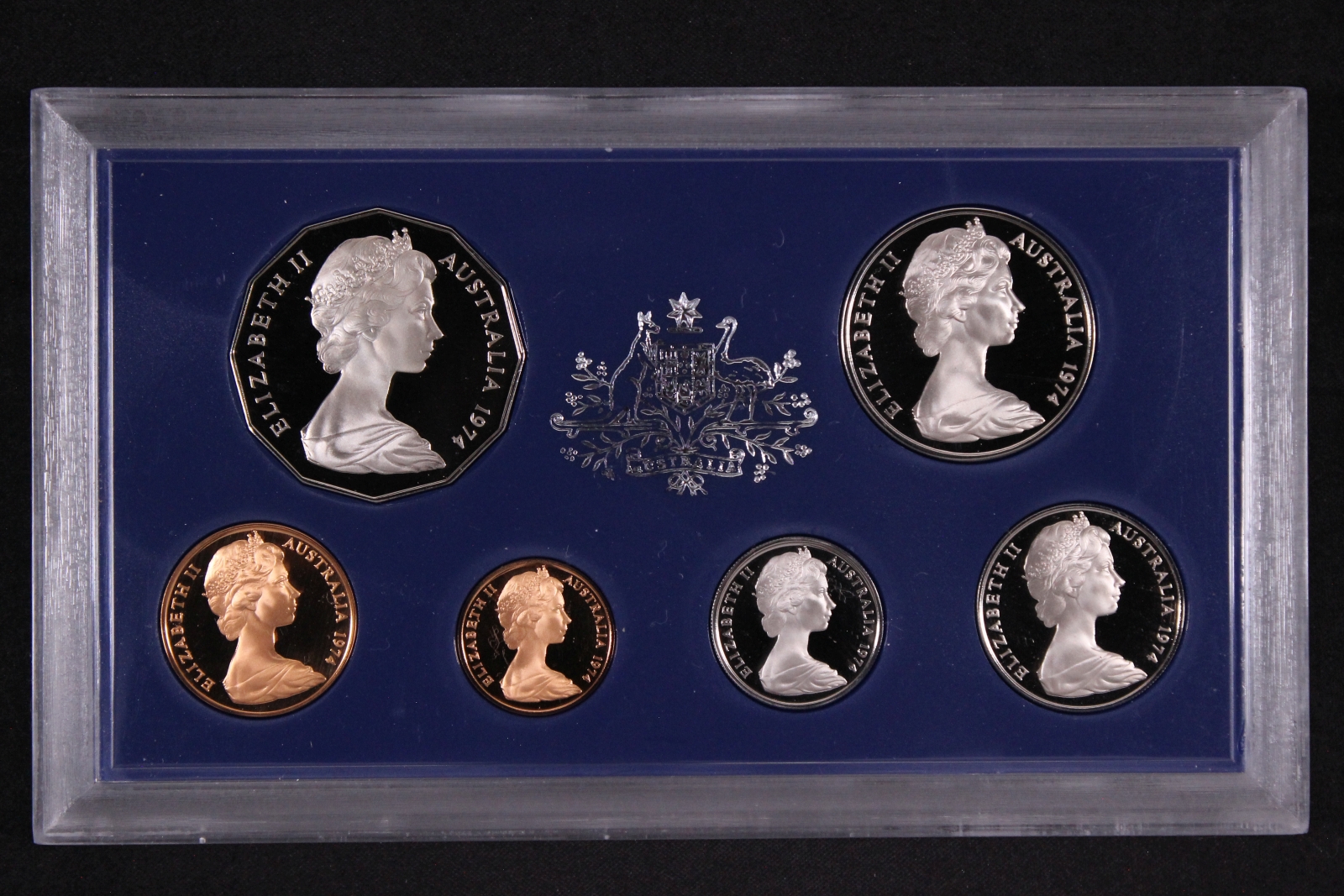 Australia 1974 Proof Coin Set with outer foam - Scarce date - Imperial ...