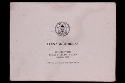 Belize 1974 8-Coin Collector's Solid Sterling Silver Proof Set - Franklin Mint - Image 10