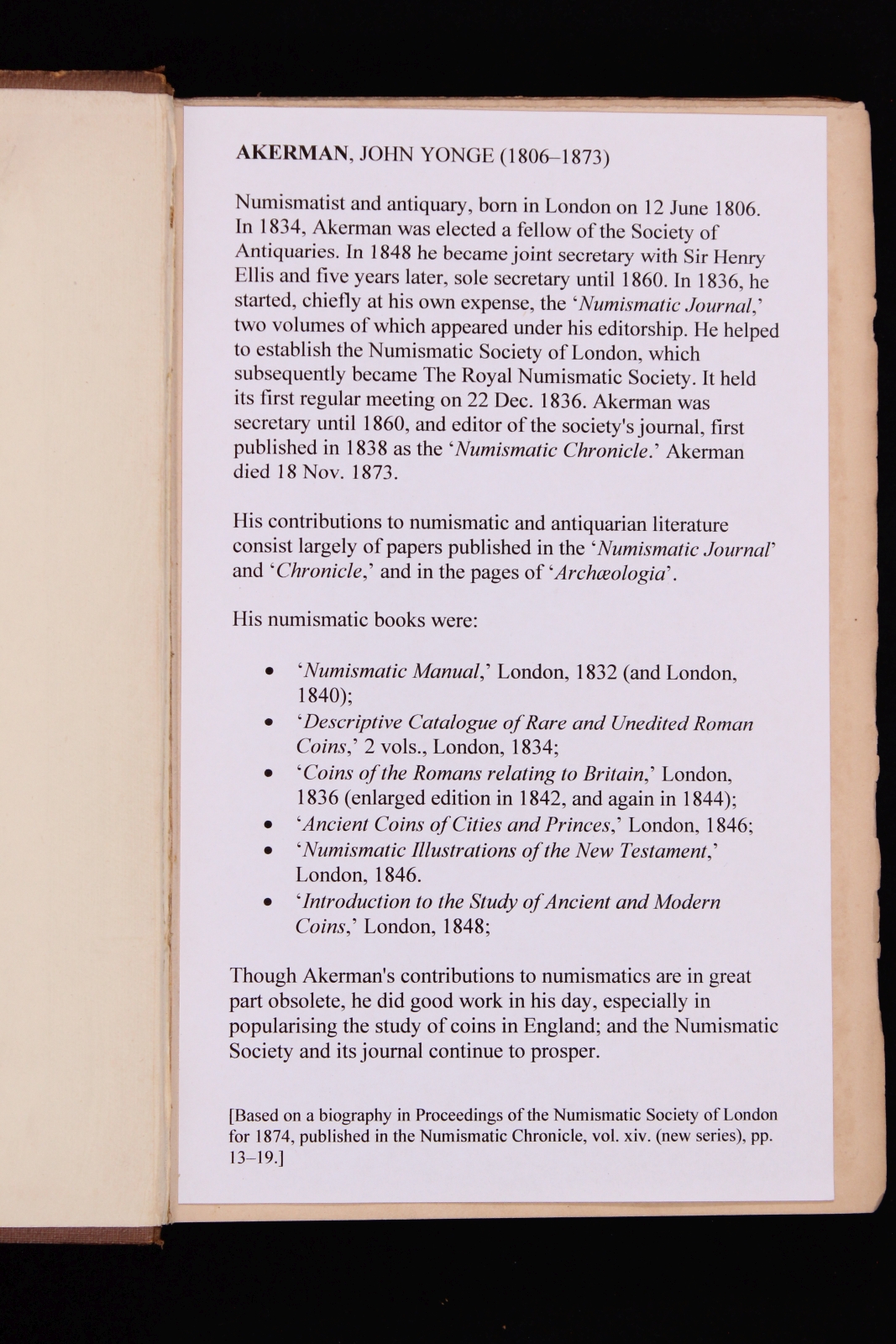 Ancient Coins of Cities and Princes by John Yonge Akerman. London, 1846. - Image 4