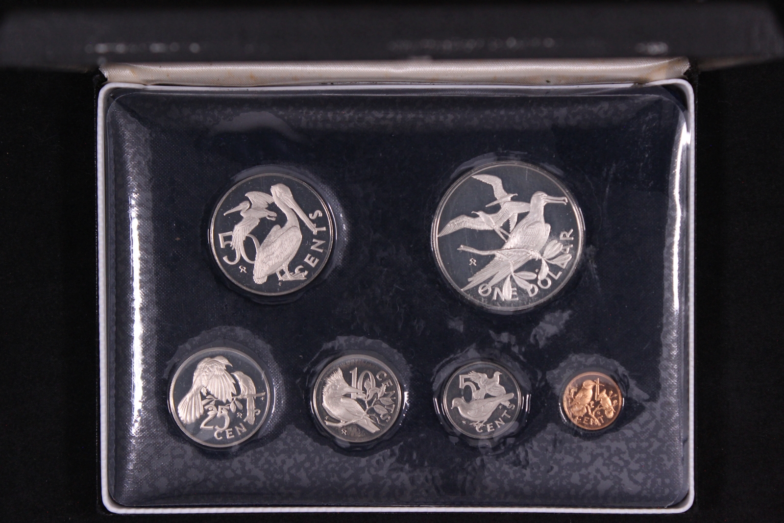 British Virgin Islands 1974 6-Coin Proof Set - Franklin Mint