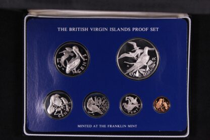 British Virgin Islands 1976 6-Coin Proof Set - Franklin Mint