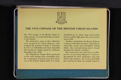 British Virgin Islands 1976 6-Coin Proof Set - Franklin Mint - Image 5