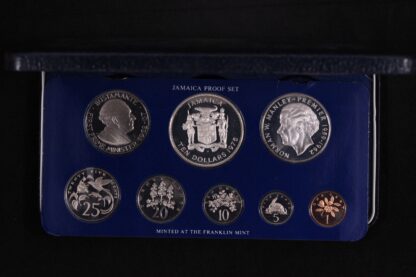 Jamaica 1975 8-Coin Proof Set - Franklin Mint