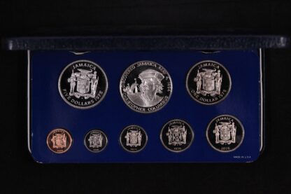 Jamaica 1975 8-Coin Proof Set - Franklin Mint - Image 2