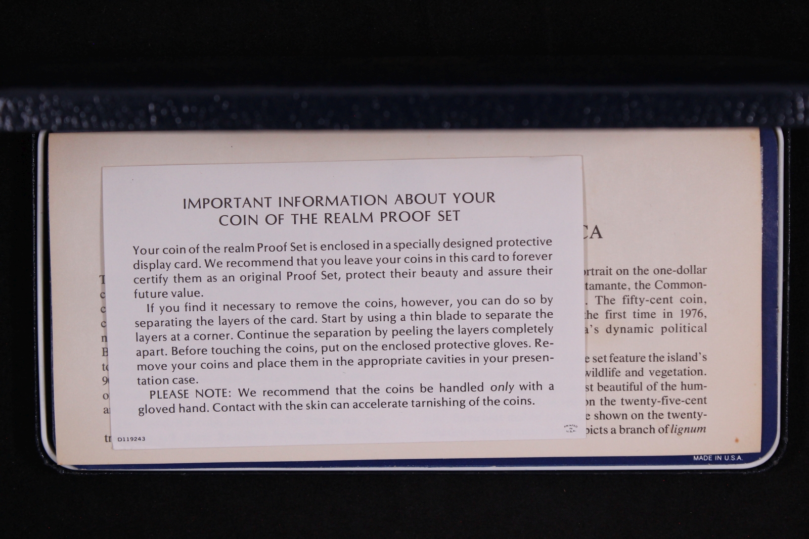 Jamaica 1977 9-Coin Proof Set - Franklin Mint - Image 4