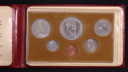 Singapore 1976 Year of the Dragon 6-Coin Uncirculated Mint Set - Image 2