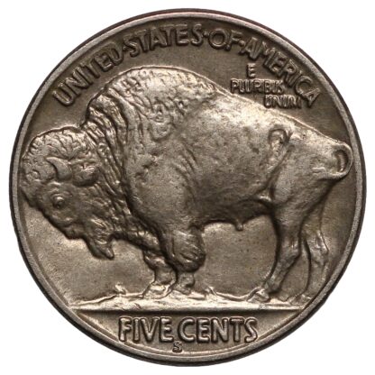 United States 1927-S Buffalo Nickel San-Francisco Mint Semi-Key Date Scarce Coin - Image 3