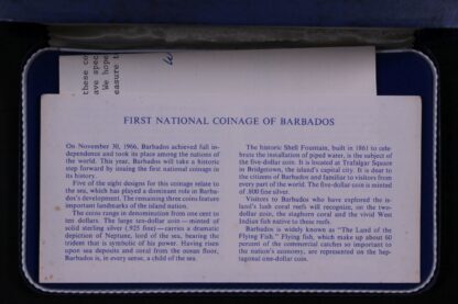 Barbados 1973 First National Coinage 8-Coin Proof Set – Franklin Mint - Image 5