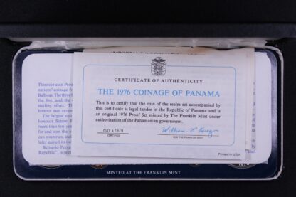 Panama 1976 9-Coin Proof Set - Franklin Mint - Image 3