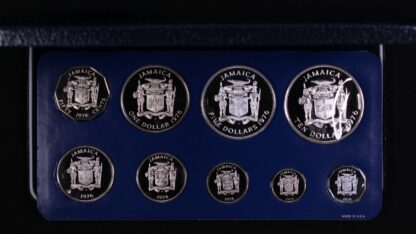 Jamaica 1976 9-Coin Proof Set - Franklin Mint - Image 2