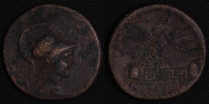 Ancient Greek Coin Phrygia Apameia 133-48 BC AE24 Athena / Eagle