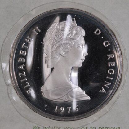 Turks & Caicos Islands 1976 20 Crown Queen Victoria Silver Proof Coin w/ Booklet - Image 5