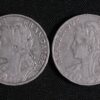 Lot of 2 France 1904 & 1905 25 Centimes KM#856 Nickel Coins - Image 2
