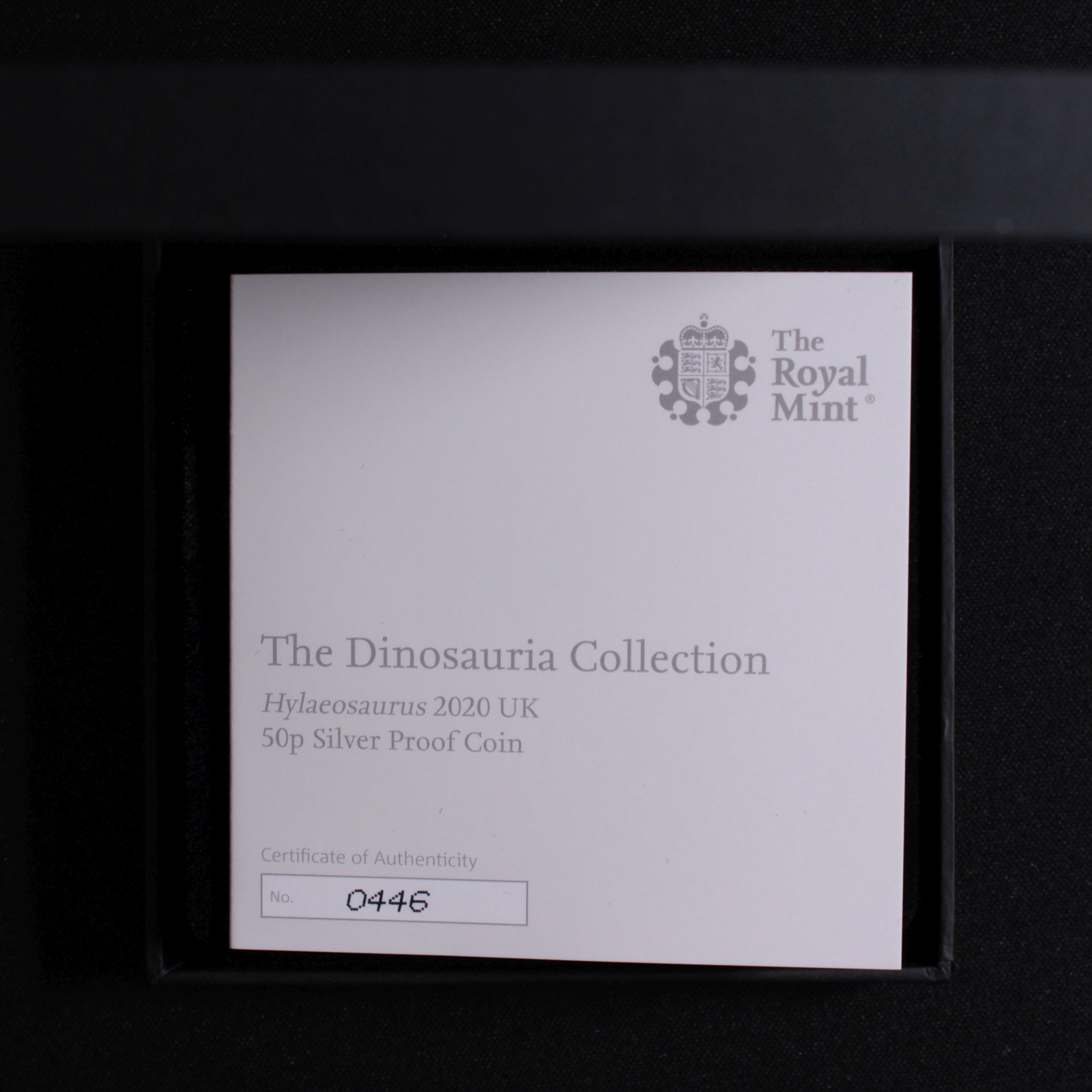 United Kingdom 2020 Hylaeosaurus 50p Fifty Pence Silver Proof Coin - Image 3