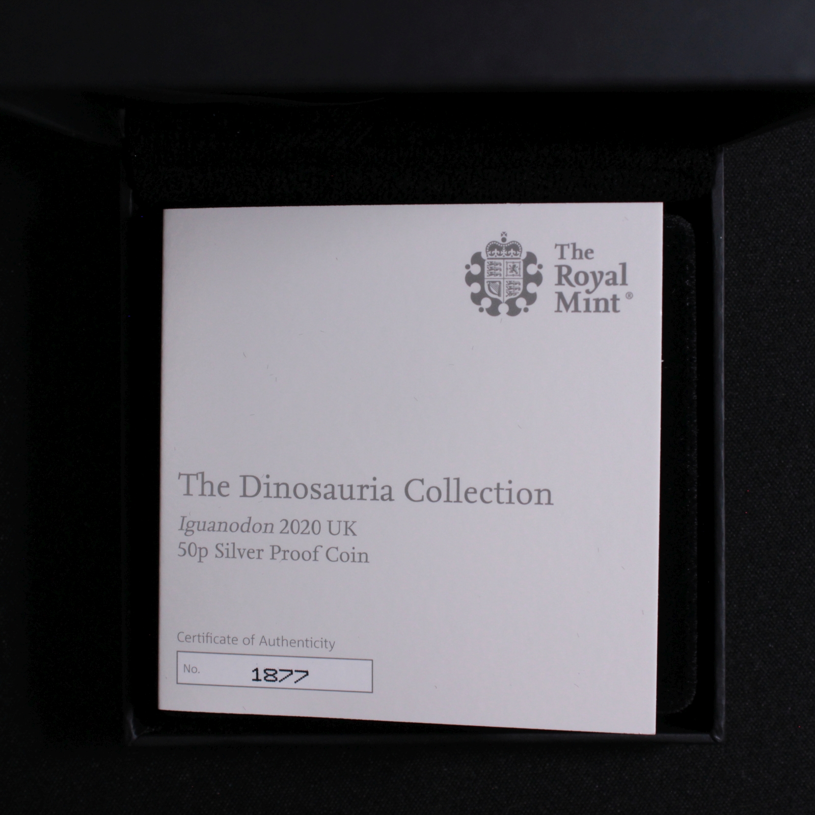 United Kingdom 2020 Iguanodon 50p Fifty Pence Silver Proof Coin - Image 3