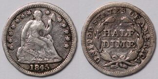 1845 Half Dime