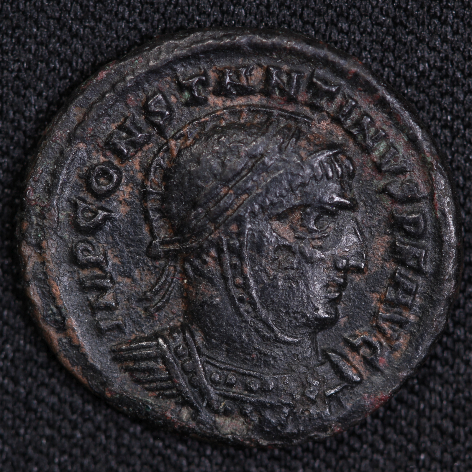 Ancient Roman Imperial Coin Constantine I AD 318 Æ Siscia Two Victories - Rare - Image 2