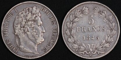 France 1845-W 5 Francs
