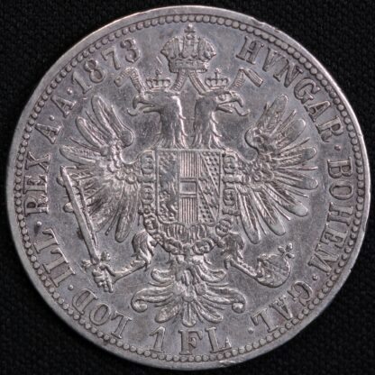 Austria 1873 One Florin Franz Joseph I KM# 2222 World Silver Coin - Image 3