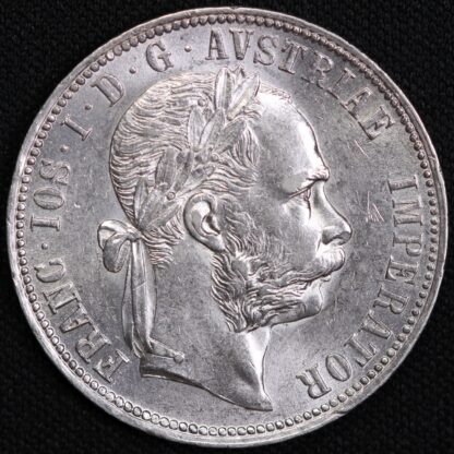 Austria 1885 One Florin Franz Joseph I KM# 2222 World Silver Coin - Image 2