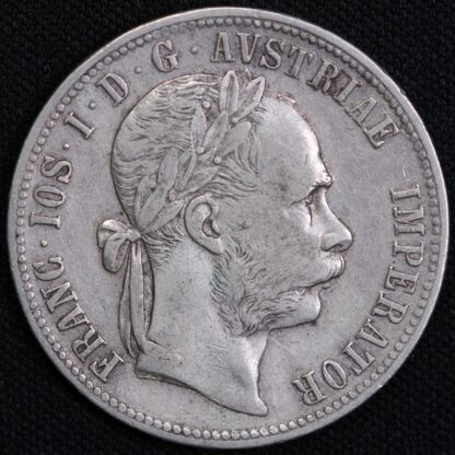 Austria 1888 One Florin Franz Joseph I KM# 2222 World Silver Coin - Image 2