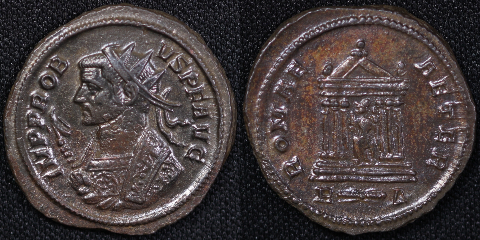 Ancient Roman Imperial Coin Probus AD 281 Æ Antoninianus Rome ROMAE ...