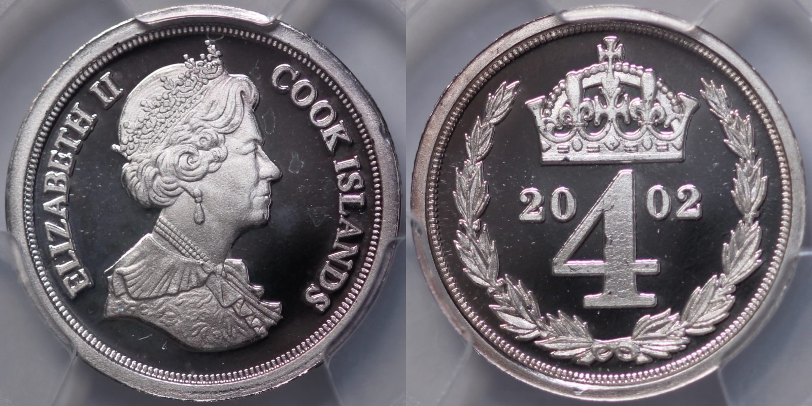 PCGS Graded PR68DCAM Cook Islands 2002 4-Coin Silver Proof Maundy Set 1D-4D  Rare - Imperial Numismatics