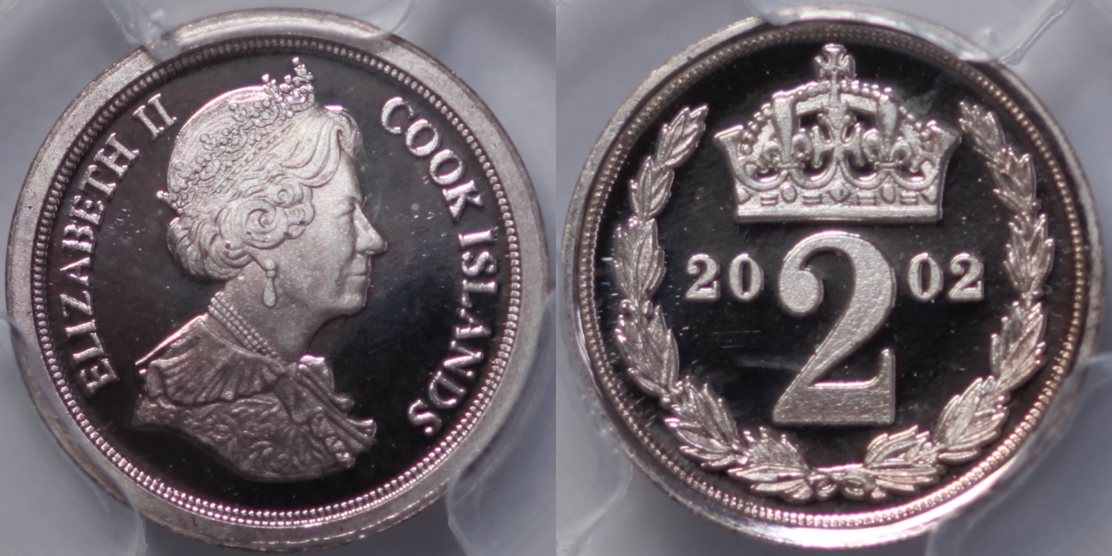 PCGS Graded PR68DCAM Cook Islands 2002 4-Coin Silver Proof Maundy Set 1D-4D Rare - Image 3