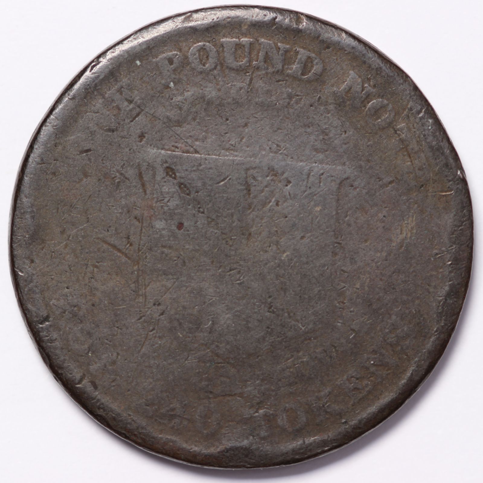 Great Britain 1812 Warwickshire Birmingham The Workhouse One Penny ...