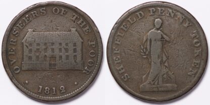 1812 Sheffield Halfpenny Token