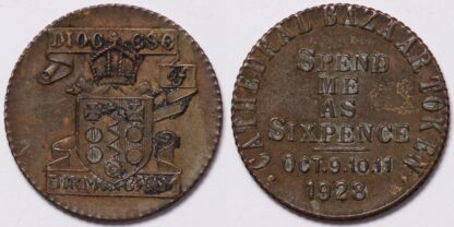 1928 Birmingham Cathedral Token