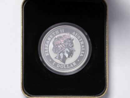 Australia 2008 Kookaburra 1oz Silver Coin Gilded ANDA Show Special Perth Mint - Image 2