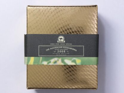 Australia 2008 Kookaburra 1oz Silver Coin Gilded ANDA Show Special Perth Mint - Image 4