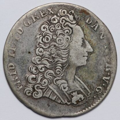 Denmark 1714-CW 16 Skilling Frederik IV Danske KM-505 World Silver Coin - Image 2