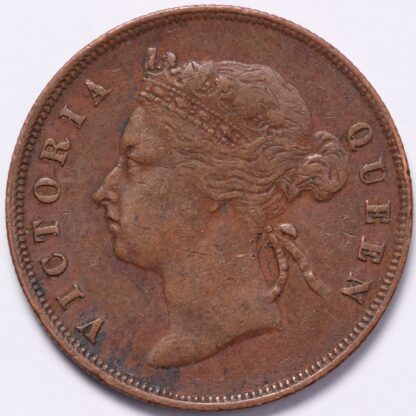 Straits Settlements 1897 Victoria 1 Cent 1C KM-16 World Bronze Coin - Image 2