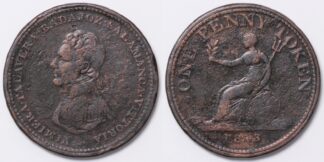 1813 Wellington Penny Token