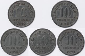 1917-1921 10 Pfennig