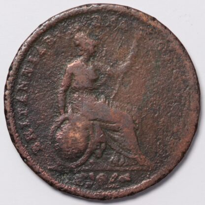 Great Britain 1827 Penny George IV Copper Coin - Australian Colonial Coin - Rare - Image 3