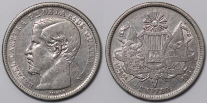 Guatemala 1864 Peso