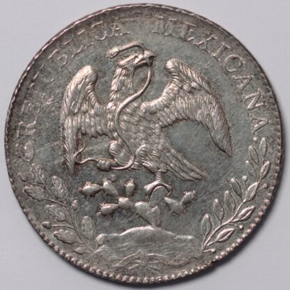 Mexico First Republic 1892-Ga JS 8 Reales Guadalajara Mint World Silver Coin - Image 2