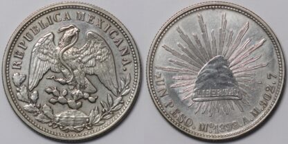 Mexico 1898 Peso Restrike